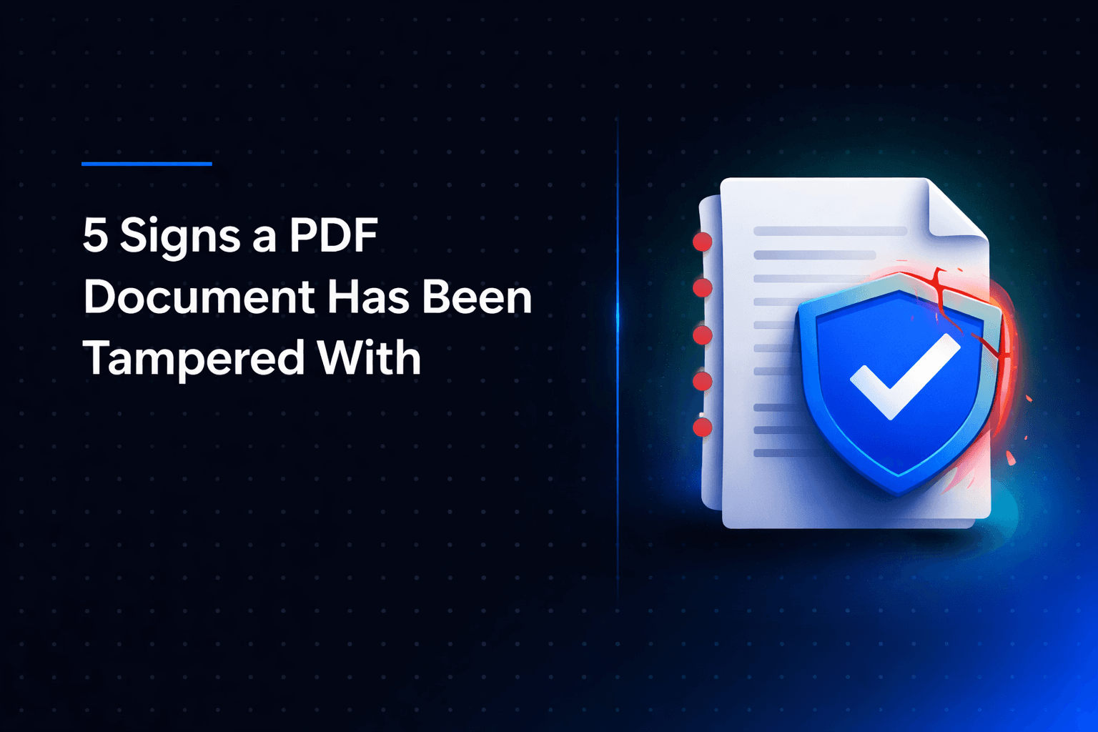 5 Signs a PDF Document Has Been Tampered With