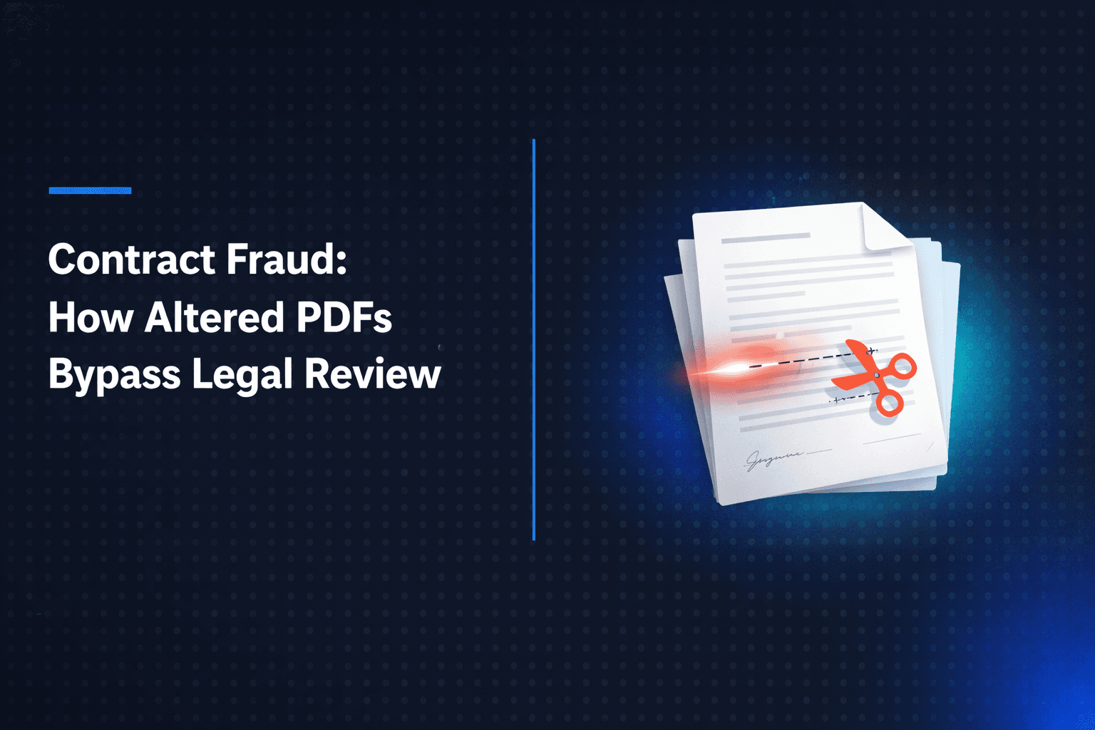 Contract Fraud: How Altered PDFs Bypass Legal Review