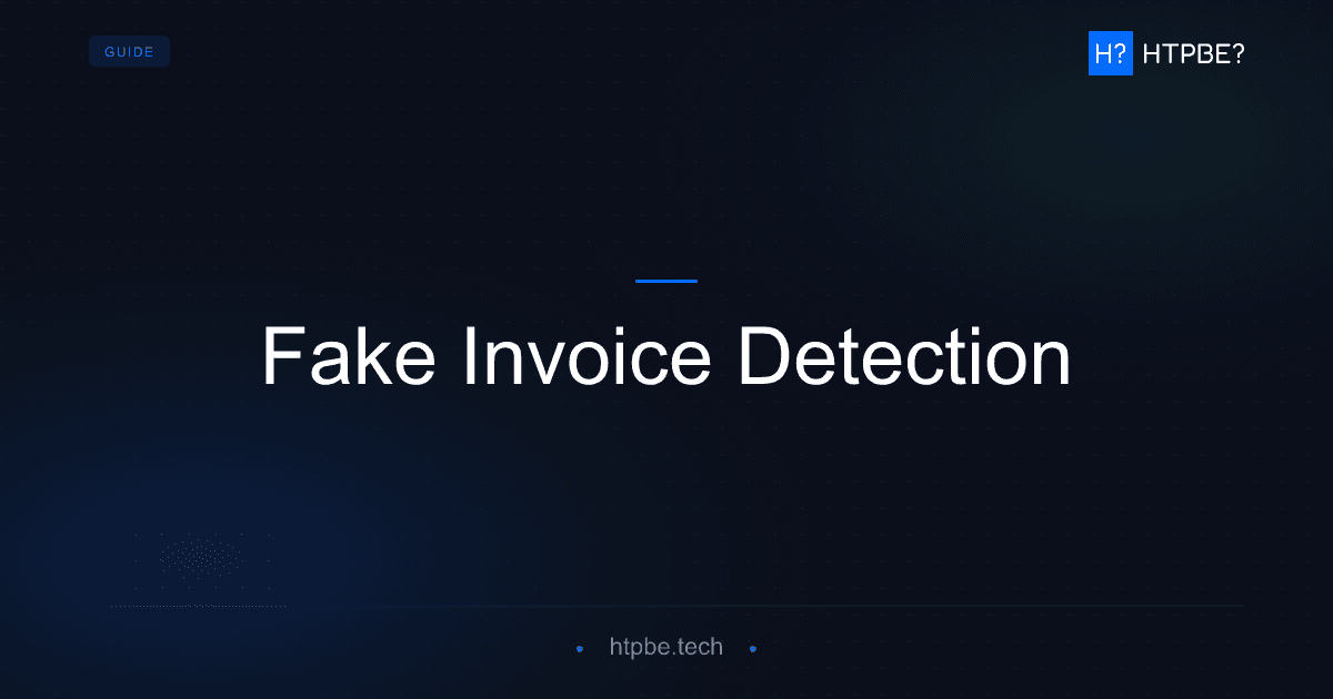 Fake Invoice Detection: What PDF Metadata Reveals