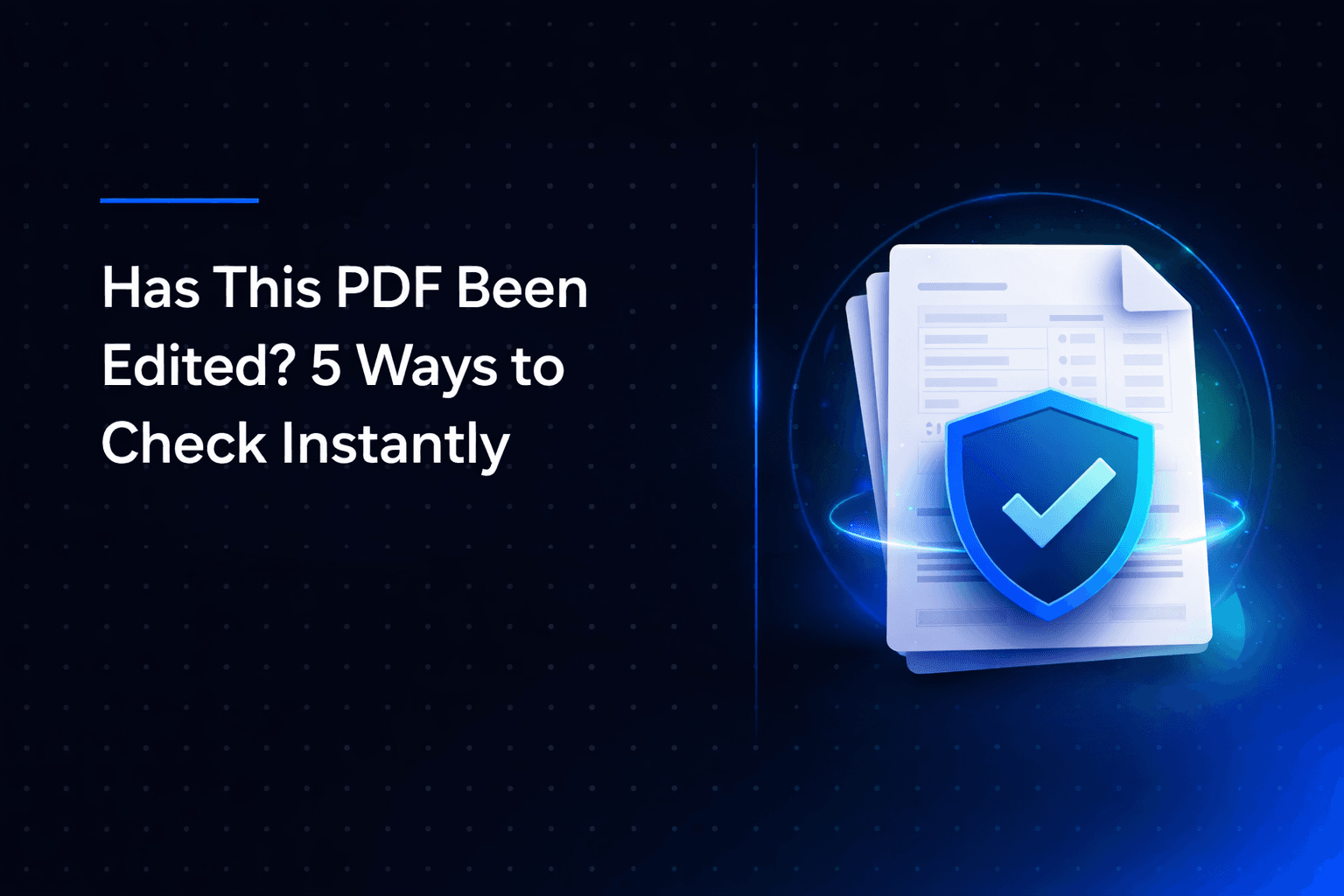 Has This PDF Been Edited? 5 Ways to Check Instantly