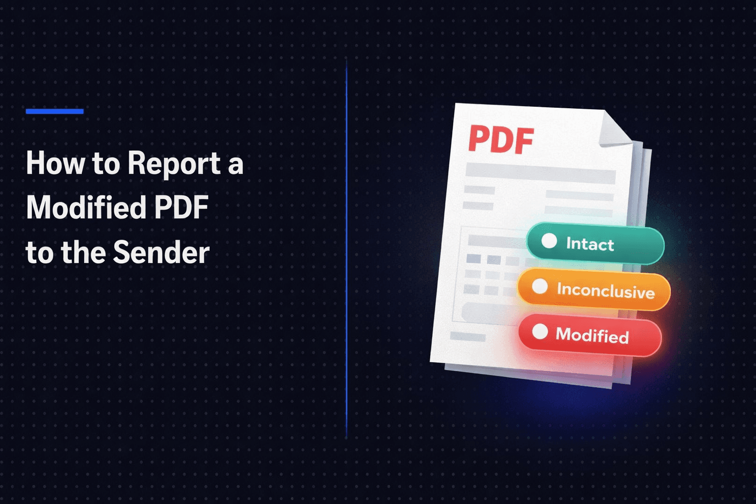 How to Report a Modified PDF to the Sender: A Professional Guide