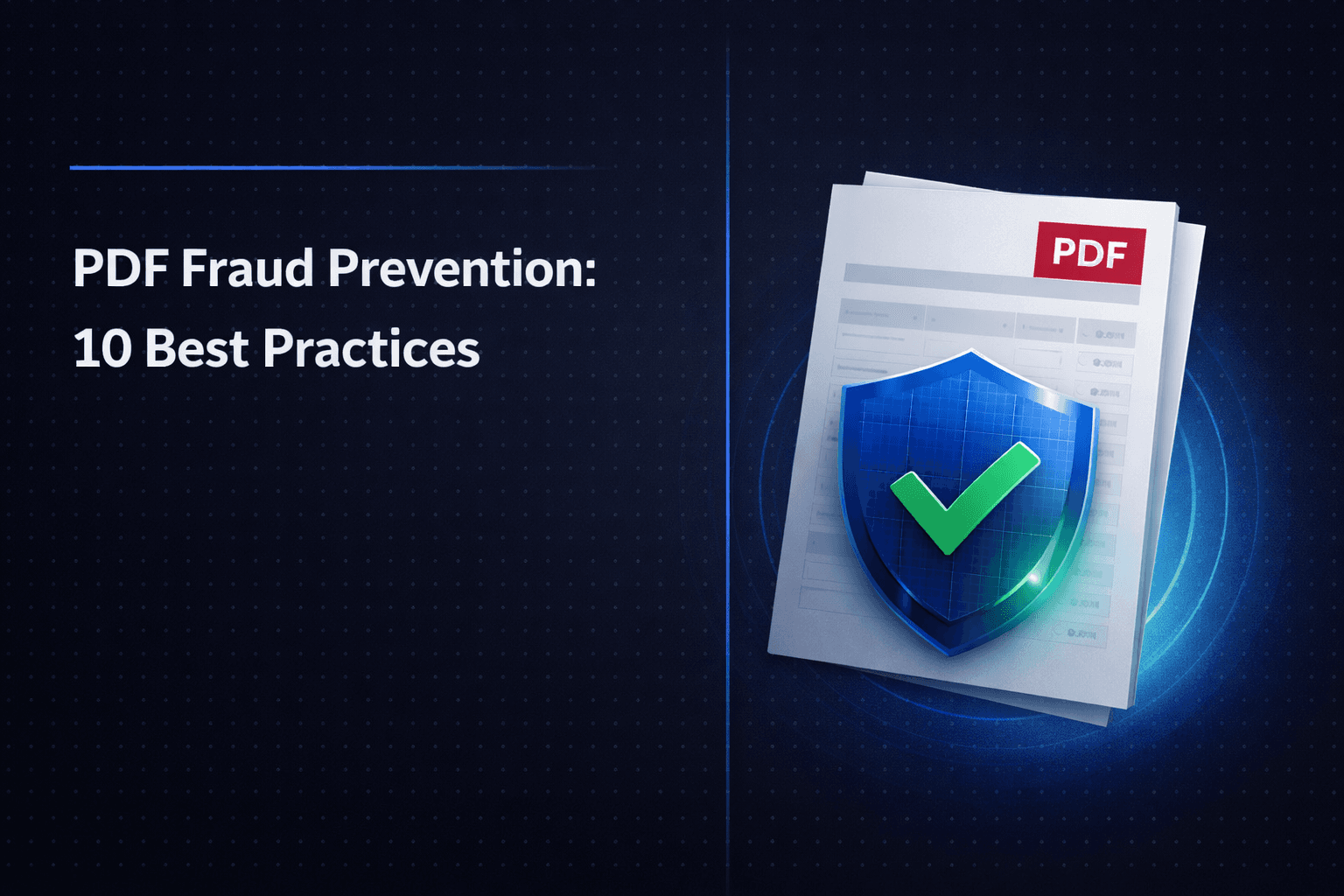 PDF Fraud Prevention: 10 Best Practices