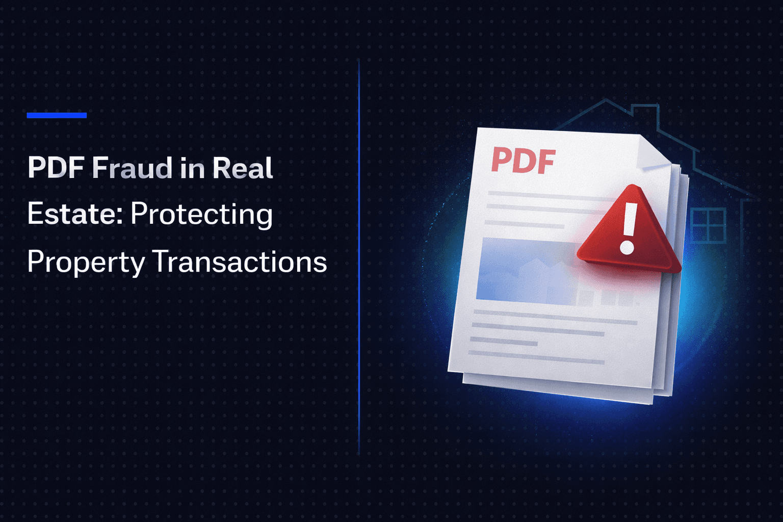 PDF Fraud in Real Estate: Protecting Property Transactions