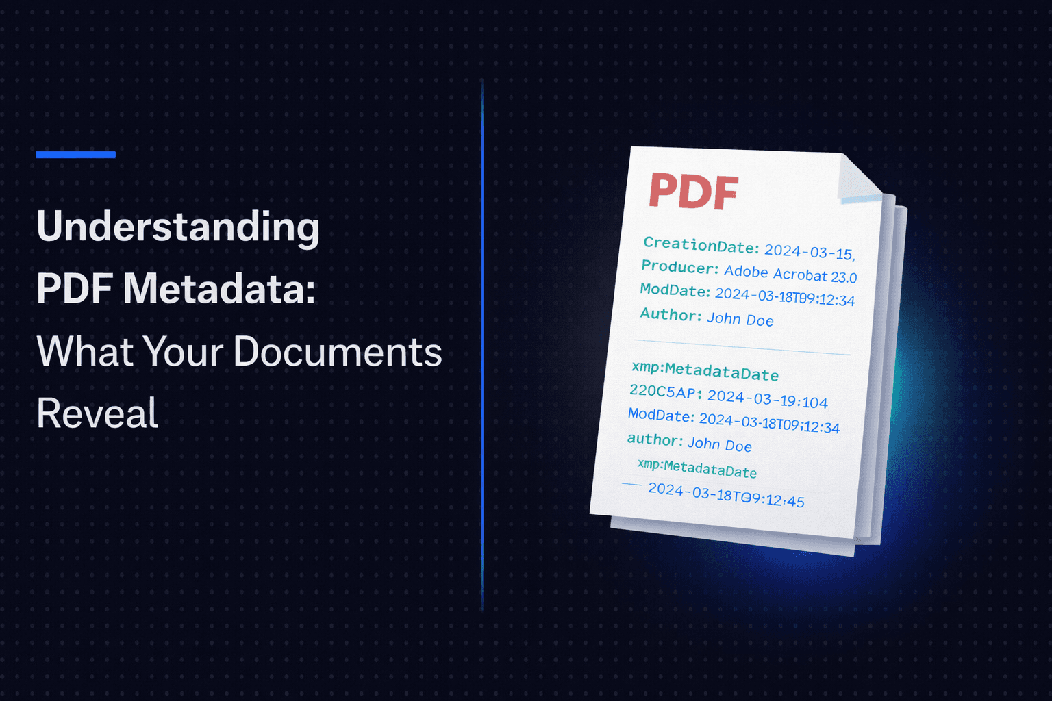 Understanding PDF Metadata: What Your Documents Reveal