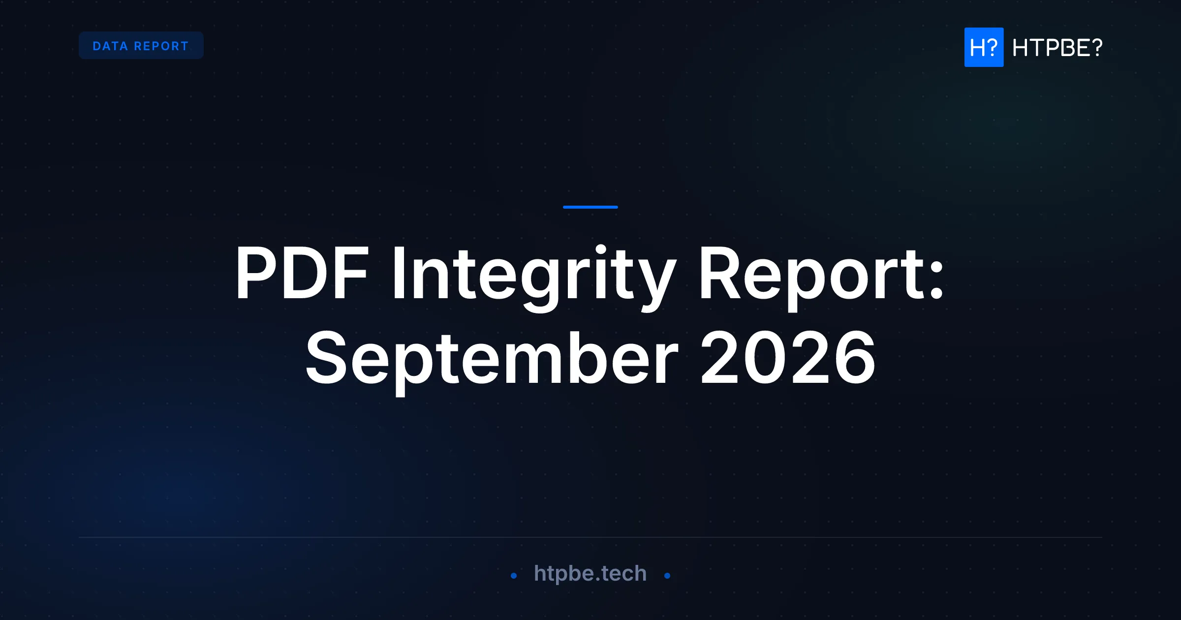 PDF Integrity Report: September 2026